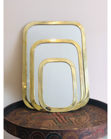 Miroir laiton rectangle maroc