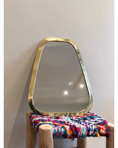 Miroir Trapèze laiton